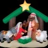 Morris Airblown Holy Family Nativity Large Inflatable Scene 2 Morris Airblown Holy Family Nativity Large Inflatable Scene -TheHorrorDome Elegant Shop airblown holy family nativity large inflatable scene 28745613443120