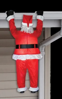 Morris "Hanging Santa" Air-Blown Inflatable Christmas Decoration