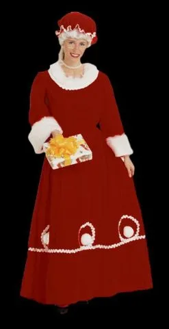 Morris "Mrs. Santa" Costume (Adult Small)